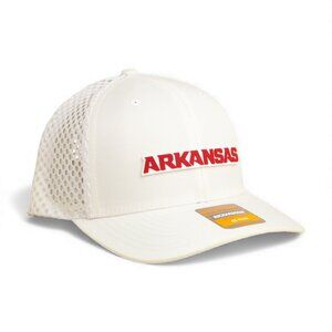 Arkansas Razorbacks ARKANSAS Red 3D Snapback Tilikum Trucker Hat- White